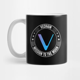 Vintage Vechain Crypto VET Coin To The Moon Token Cryptocurrency Wallet Birthday Gift For Men Women Kids Mug